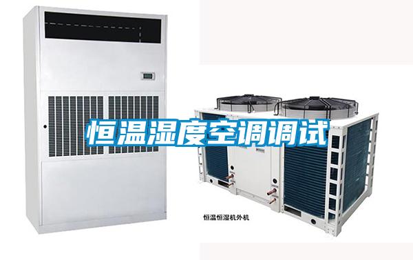 恒溫濕度空調調試