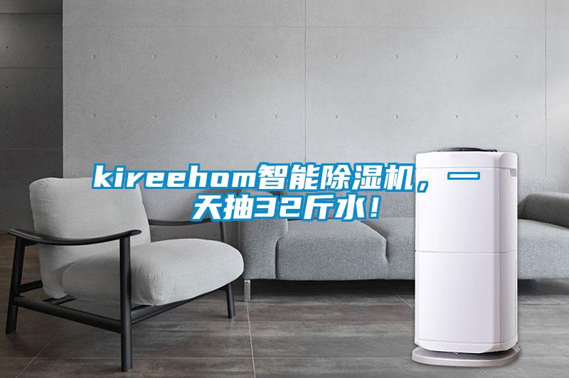 kireehom智能除濕機，一天抽32斤水！