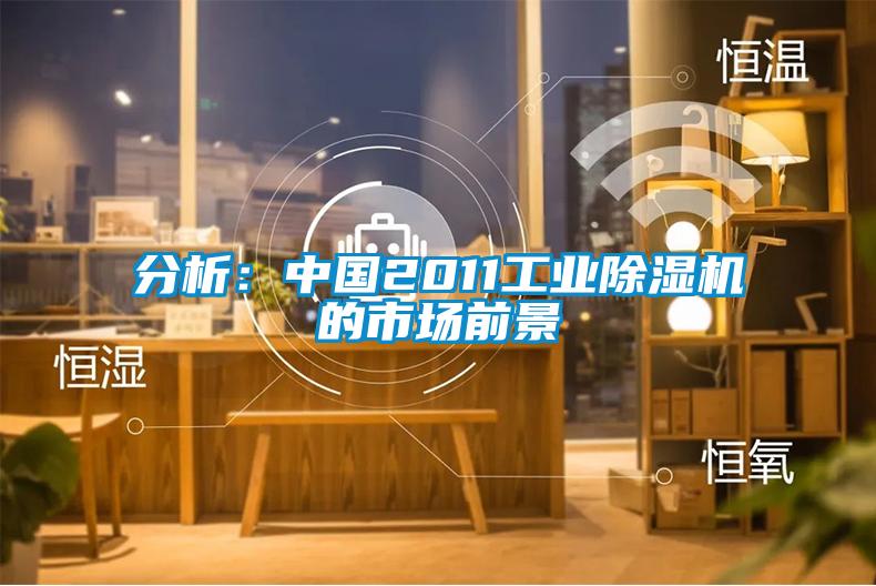 分析：中國(guó)2011工業(yè)除濕機(jī)的市場(chǎng)前景