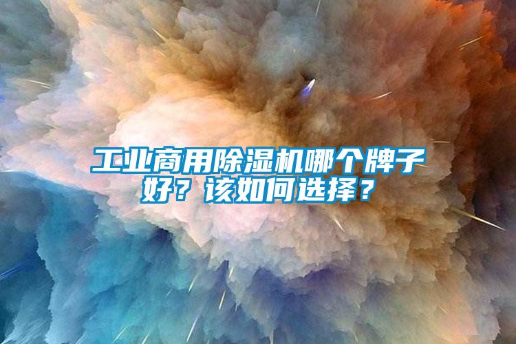 工業(yè)商用除濕機(jī)哪個(gè)牌子好？該如何選擇？