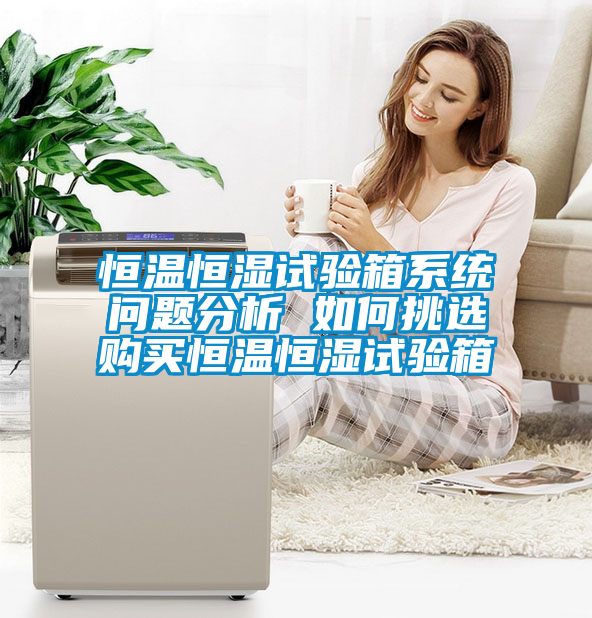 恒溫恒濕試驗(yàn)箱系統(tǒng)問(wèn)題分析 如何挑選購(gòu)買恒溫恒濕試驗(yàn)箱