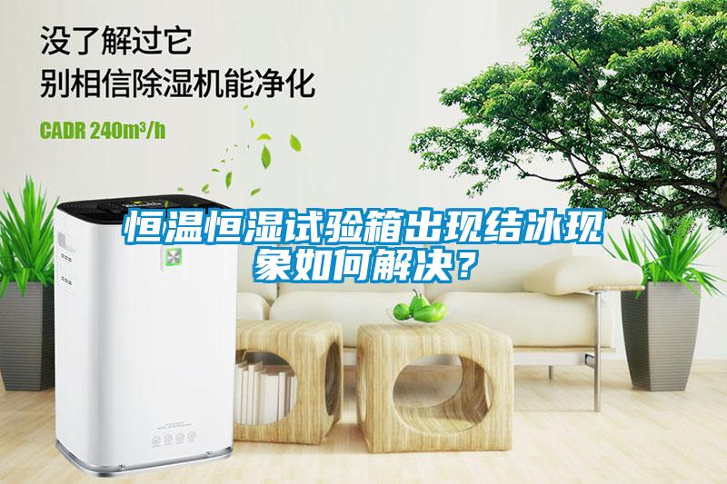 恒溫恒濕試驗箱出現結冰現象如何解決？