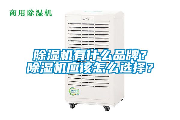除濕機有什么品牌？除濕機應該怎么選擇？